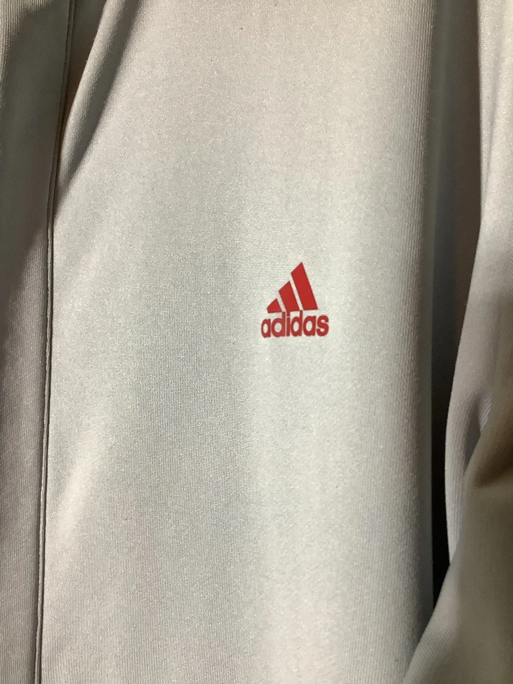 Adidas gray full zip, size XL